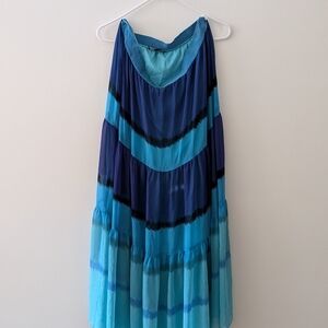 Ann Taylor Turquoise and Black Dress